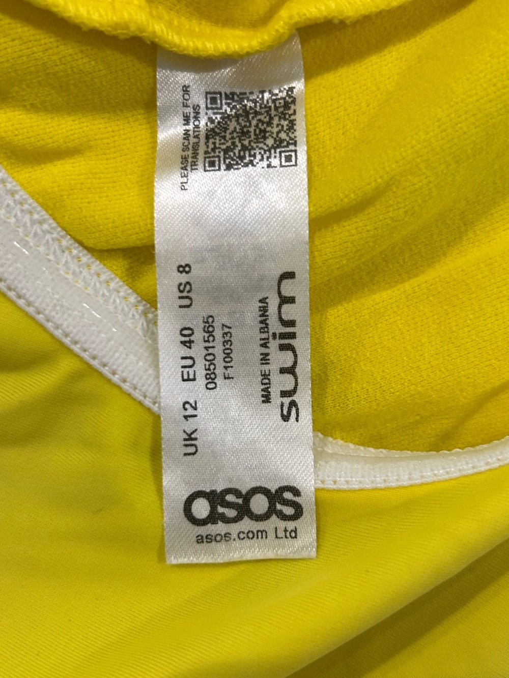 ASOS Strapless Ruffle One-Piece Swimsuit - Picture 9 of 11